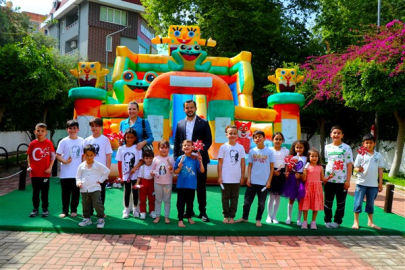 Çocuklar Balon Park'la eğlendi
