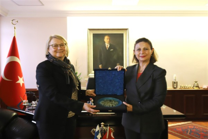 Eskişehir Büyükşehir Başkanı Ünlüce, Finlandiya Ankara Büyükelçisi Hamalainen'ı ağırladı