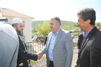 Çubuk Kaymakamı Bakır ve Belediye Başkanı Demirbaş’tan mahalle ziyareti