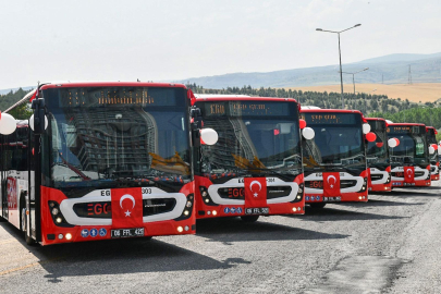 Ankara'da toplu taşımaya 13 yeni otobüs daha eklendi