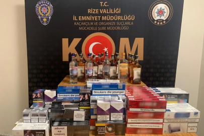 Rize'de Kaçak Ürün Operasyonu: 11 Şüpheliye Yasal İşlem