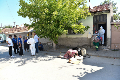 Eskişehir'de Şikayet Üzerine Bir Evden 2.6 Ton Çöp Çıktı