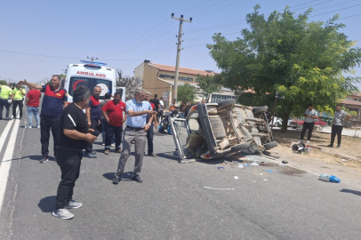 Nevşehir'de otomobil ve motosiklet çarpıştı: 1’i ağır 3 yaralı