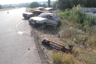 Konya Beyşehir’de Emniyet Şeridinde Kaza: 2 Yaralı