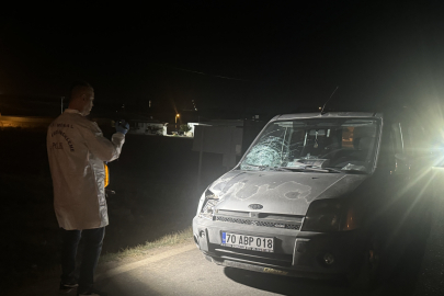 Karaman’da Hafif Ticari Araç Yayaya Çarptı: 1 Ölü