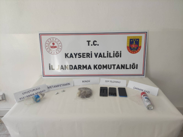 Kayseri'de jandarma ekipleri uyuşturucu operasyonu düzenledi