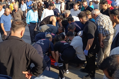 Sivas'ta bir kişinin yaralandığı motosiklet kazası güvenlik kamerasında