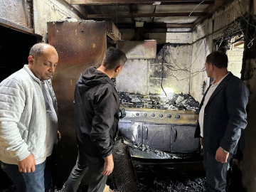 Sivas'ta kafede çıkan yangın söndürüldü