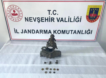 Nevşehir'de tarihi eser kaçakçılığı operasyonunda 1 şüpheli yakalandı