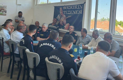 Kırşehir'de jandarma asayiş ve güvenlik toplantısı gerçekleştirdi