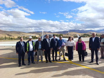 Nuri Demirağ'ın Sivas'ta yaptırdığı havaalanına 84 yıl sonra yeniden uçak indi